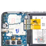 Cómo desmontar Samsung Galaxy A02s SM-A025, Paso 6/2