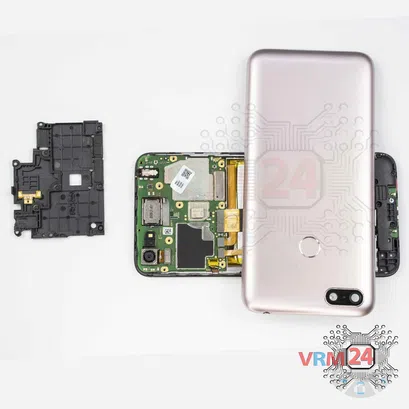 Como desmontar Lenovo A5, Passo 5/2