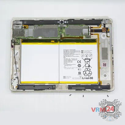 How to disassemble Huawei MediaPad M2 10'', Step 7/2