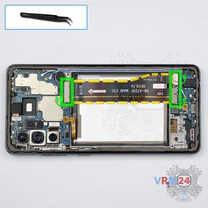 Como desmontar Samsung Galaxy A72 SM-A725, Passo 9/1