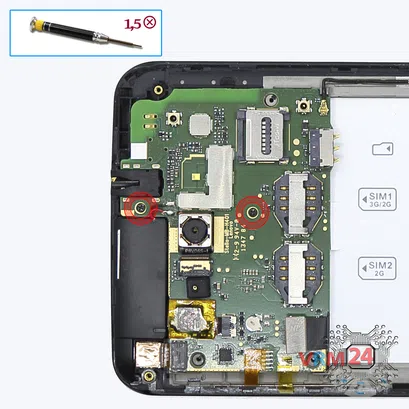 How to disassemble Lenovo S930, Step 8/1