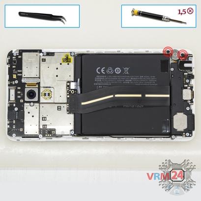 How to disassemble Meizu Pro 6 Plus M686H, Step 6/1
