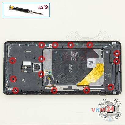 How to disassemble Sony Xperia XZ3, Step 4/1