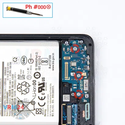 Como desmontar Samsung Galaxy S21 Plus SM-G996 por si mesmo, Passo 11/1