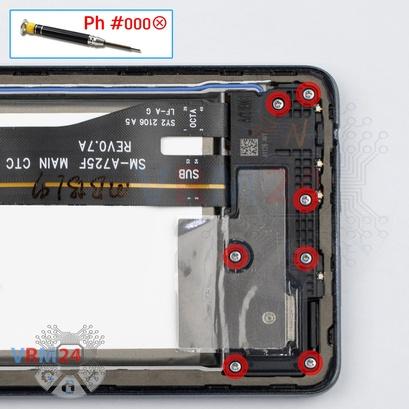 Como desmontar Samsung Galaxy A72 SM-A725, Passo 7/1