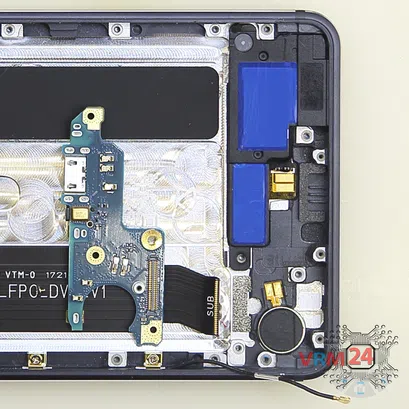 How to disassemble Nokia 6 (2017) TA-1021, Step 11/3