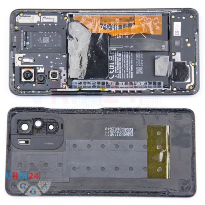 How to disassemble Xiaomi POCO F3, Step 3/2