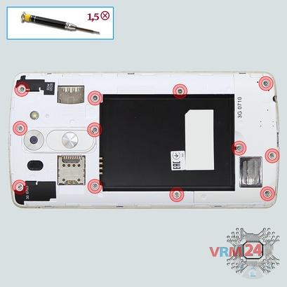 How to disassemble LG G3s D724, Step 3/1