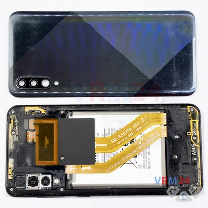 How to disassemble Samsung Galaxy A50s SM-A507, Step 3/2