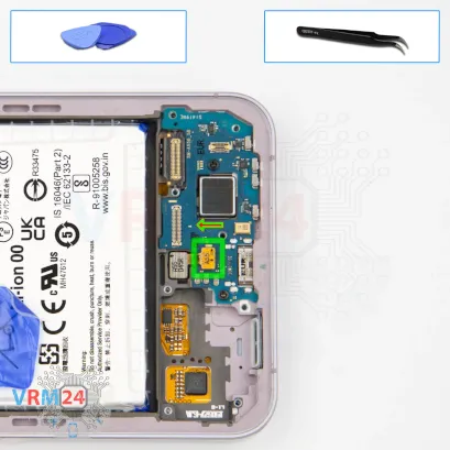How to disassemble Samsung Galaxy A55 SM-A556, Step 11/1