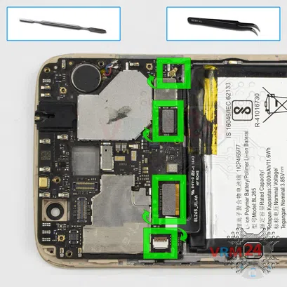 Como desmontar Motorola Moto M TX1663 por si mesmo, Passo 13/1
