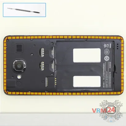 How to disassemble Xiaomi RedMi 2, Step 3/1