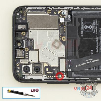 How to disassemble Xiaomi Redmi 7, Step 15/1