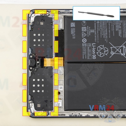 Como desmontar Huawei MatePad Pro 10.8'' por si mesmo, Passo 8/1