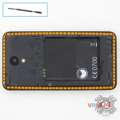 How to disassemble Lenovo A319 RocStar, Step 4/1
