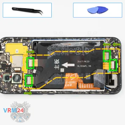 Cómo desmontar Huawei Nova 13, Paso 11/1