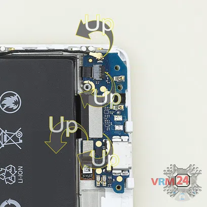 How to disassemble Xiaomi Redmi Pro, Step 6/2