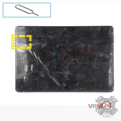 How to disassemble Huawei MediaPad T5, Step 2/1
