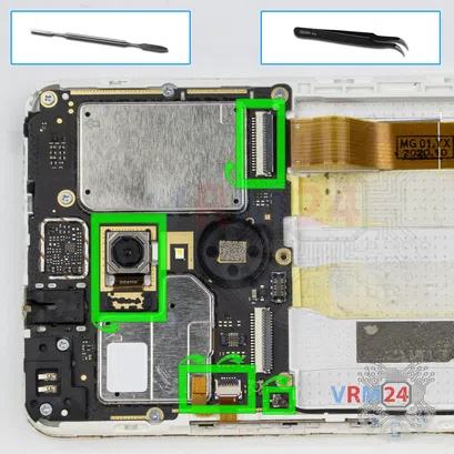 Como desmontar Alcatel 3C 5026D, Passo 11/1