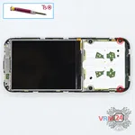 How to disassemble Nokia 225 RM-1011, Step 5/1