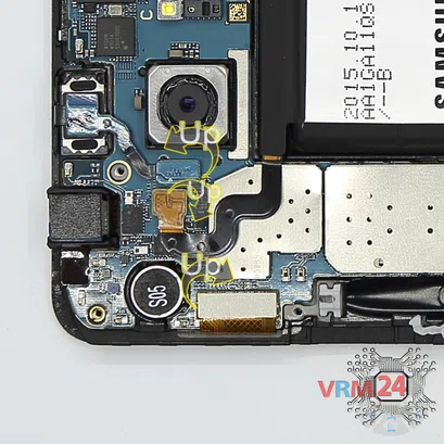 How to disassemble Samsung Galaxy Note 5 SM-N920, Step 5/2