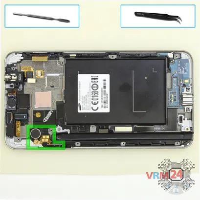 Cómo desmontar Samsung Galaxy Note 3 Neo SM-N7505, Paso 9/1