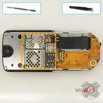 How to disassemble Nokia 8800 Sirocco RM-165, Step 6/2