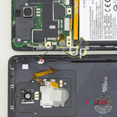 How to disassemble Nokia 5.1 TA-1075, Step 5/2