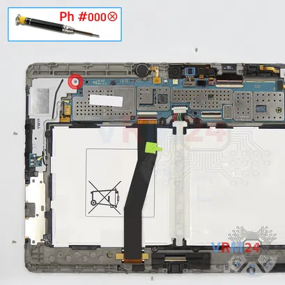 How to disassemble Samsung Galaxy Tab Pro 10.1'' SM-T525, Step 7/1