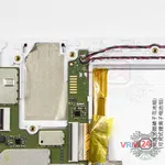 Cómo desmontar Lenovo Tab 4 TB-8504X, Paso 13/2