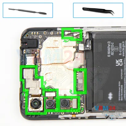 How to disassemble Xiaomi POCO M3 Pro, Step 12/1