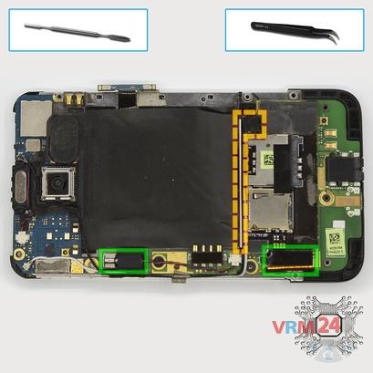 How to disassemble HTC Desire HD, Step 8/1