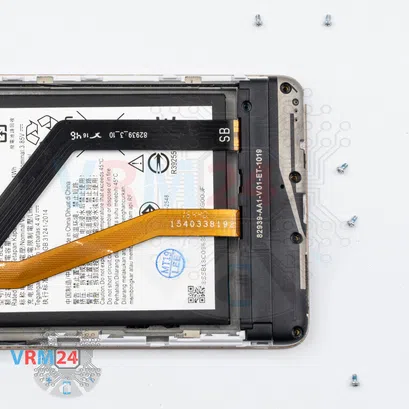 How to disassemble Lenovo K6 Note, Step 8/2