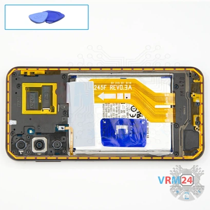 How to disassemble Samsung Galaxy A24 SM-A245, Step 6/1