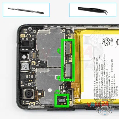 Como desmontar ZTE Blade A7 Vita por si mesmo, Passo 14/1