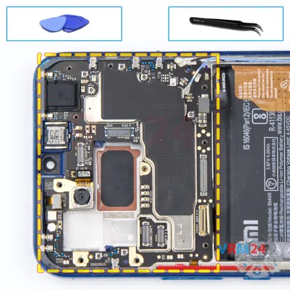 How to disassemble Xiaomi Mi 10 Lite, Step 15/1