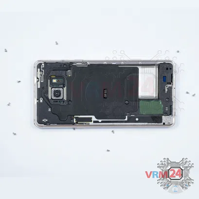 Cómo desmontar Samsung Galaxy Note FE SM-N935, Paso 4/2