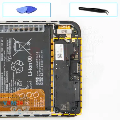 How to disassemble Xiaomi RedMi Note 12S, Step 12/1