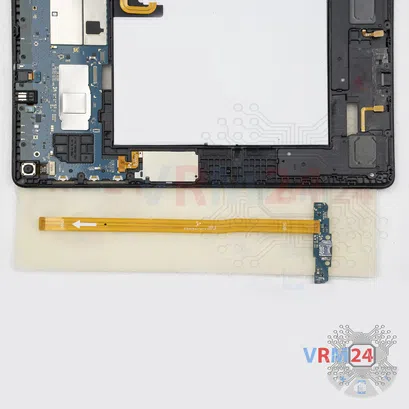 Cómo desmontar Samsung Galaxy Tab A 10.1'' (2019) SM-T515, Paso 10/2