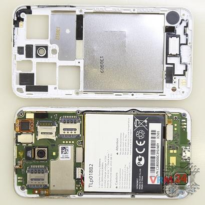 How to disassemble Alcatel OT Snap 7025D, Step 3/2