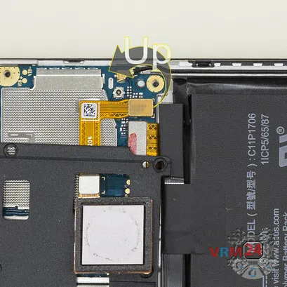 Cómo desmontar Asus ZenFone Max Pro ZB602KL, Paso 5/2