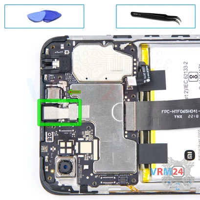 How to disassemble Xiaomi Redmi 10A, Step 14/1