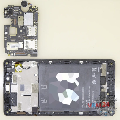Como desmontar Xiaomi RedMi Note 1S por si mesmo, Passo 11/3