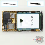 How to disassemble Sony Ericsson Xperia X10, Step 5/1