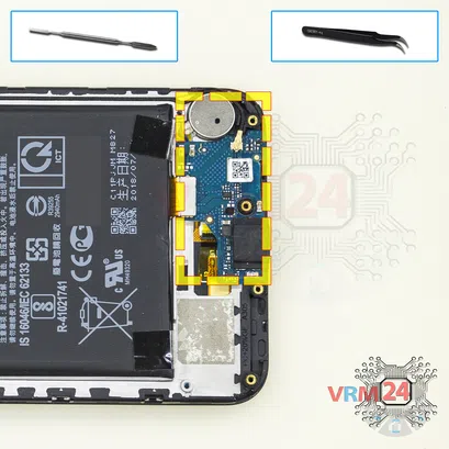 How to disassemble Asus ZenFone Live L1 ZA550KL, Step 8/1