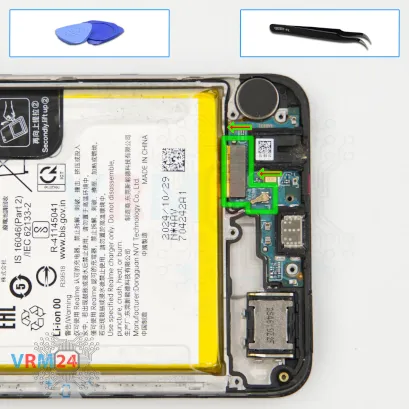 Как разобрать Realme C61, Шаг 11/1