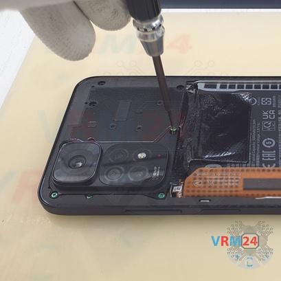 How to disassemble Xiaomi Redmi Note 11S, Step 4/3
