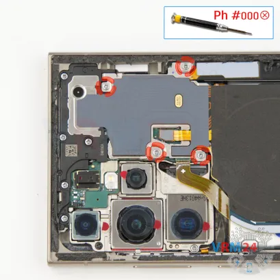 How to disassemble Samsung Galaxy S24 Ultra SM-S928, Step 5/1