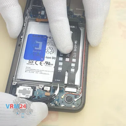 Cómo desmontar Samsung Galaxy A34 SM-A346, Paso 9/3