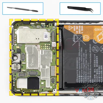 Cómo desmontar Huawei P Smart (2019), Paso 20/1